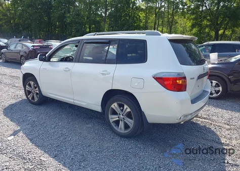 2009 Toyota Highlander Sport from USA, damaged, VIN JTEES43A092149890